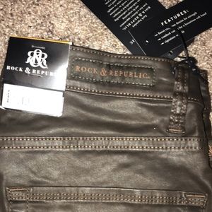 Rock & Republic Leather Pants